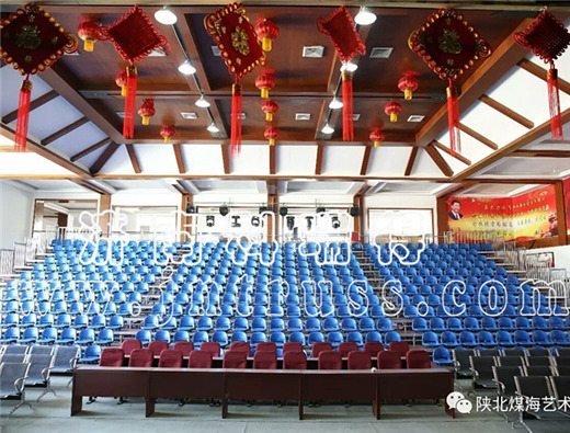 陕西榆林煤海艺术团采购观众看台一批